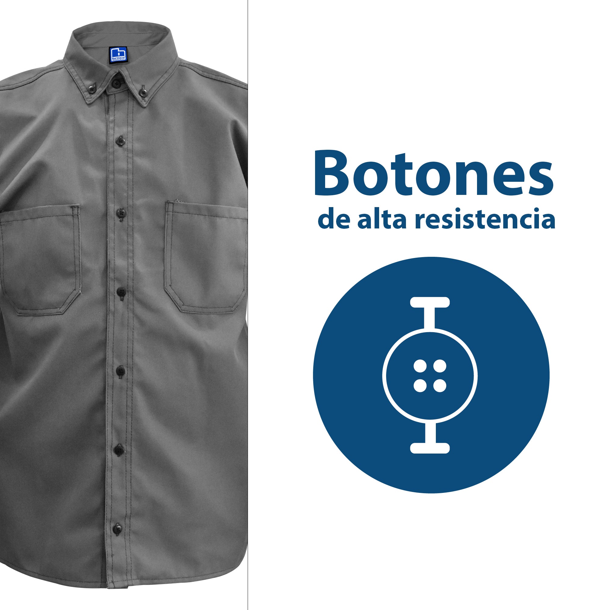 CAMISA INDUSTRIAL / GRIS