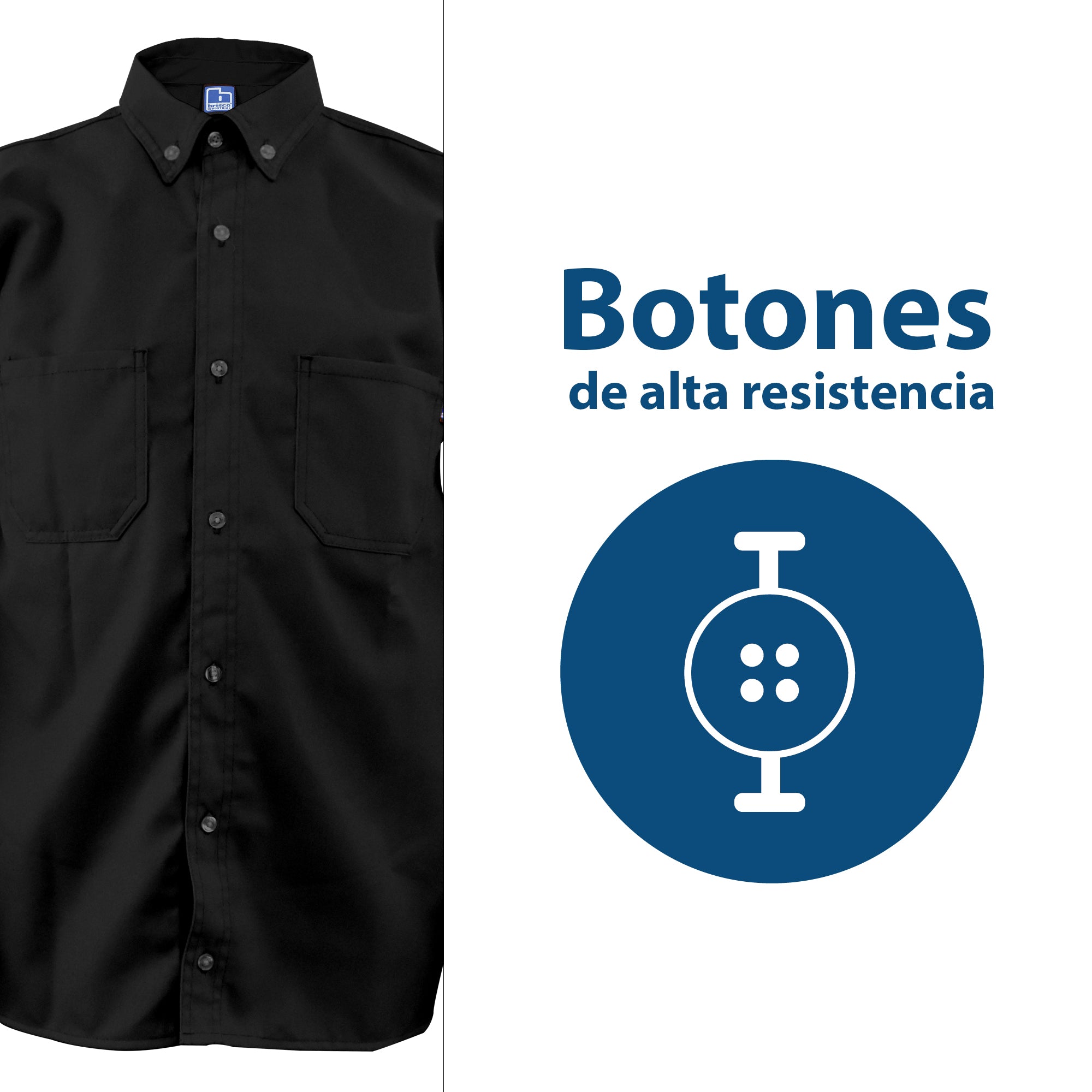 CAMISA INDUSTRIAL / NEGRA
