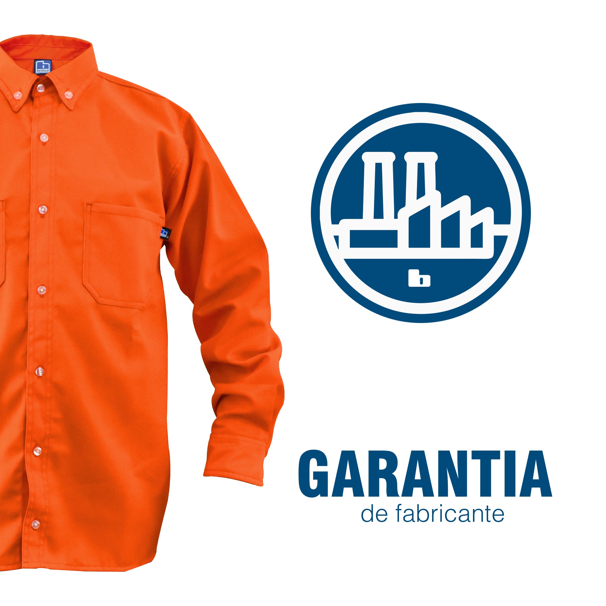 CAMISA INDUSTRIAL / NARANJA