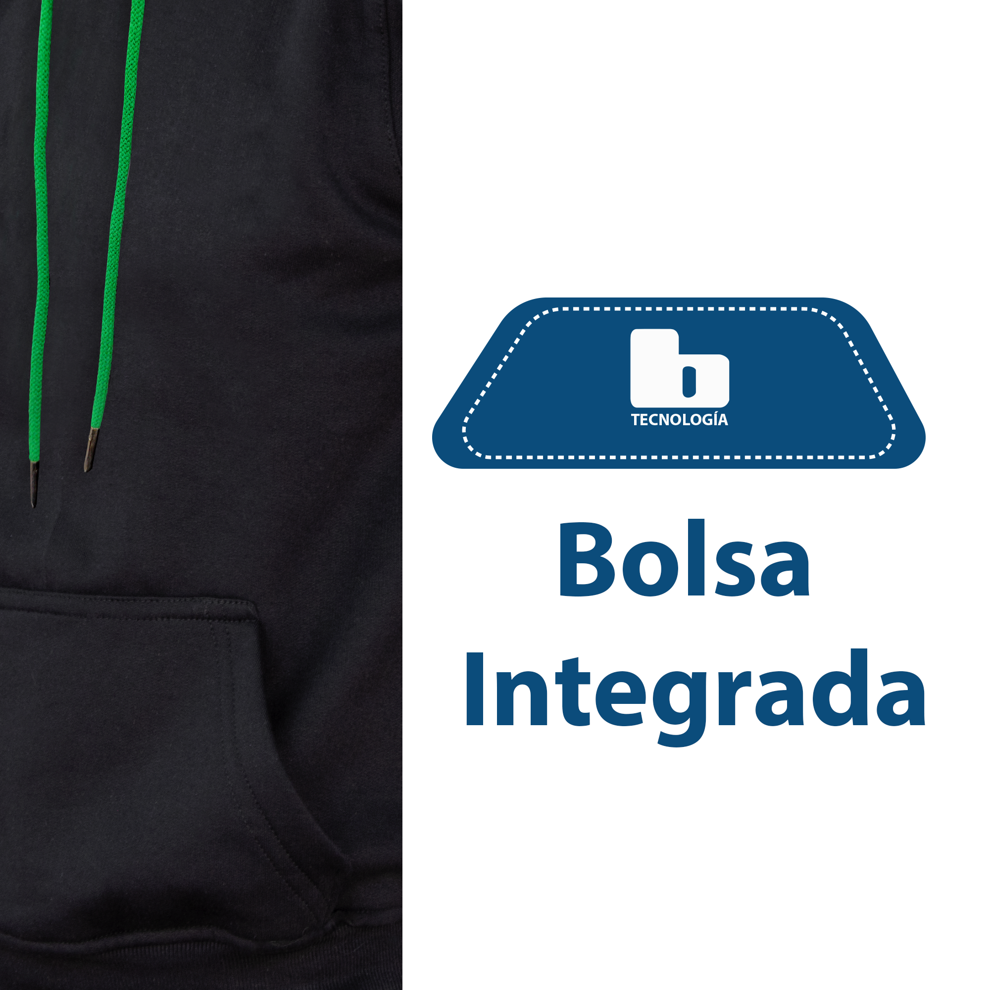 SUDADERA SPORT / NEGRA