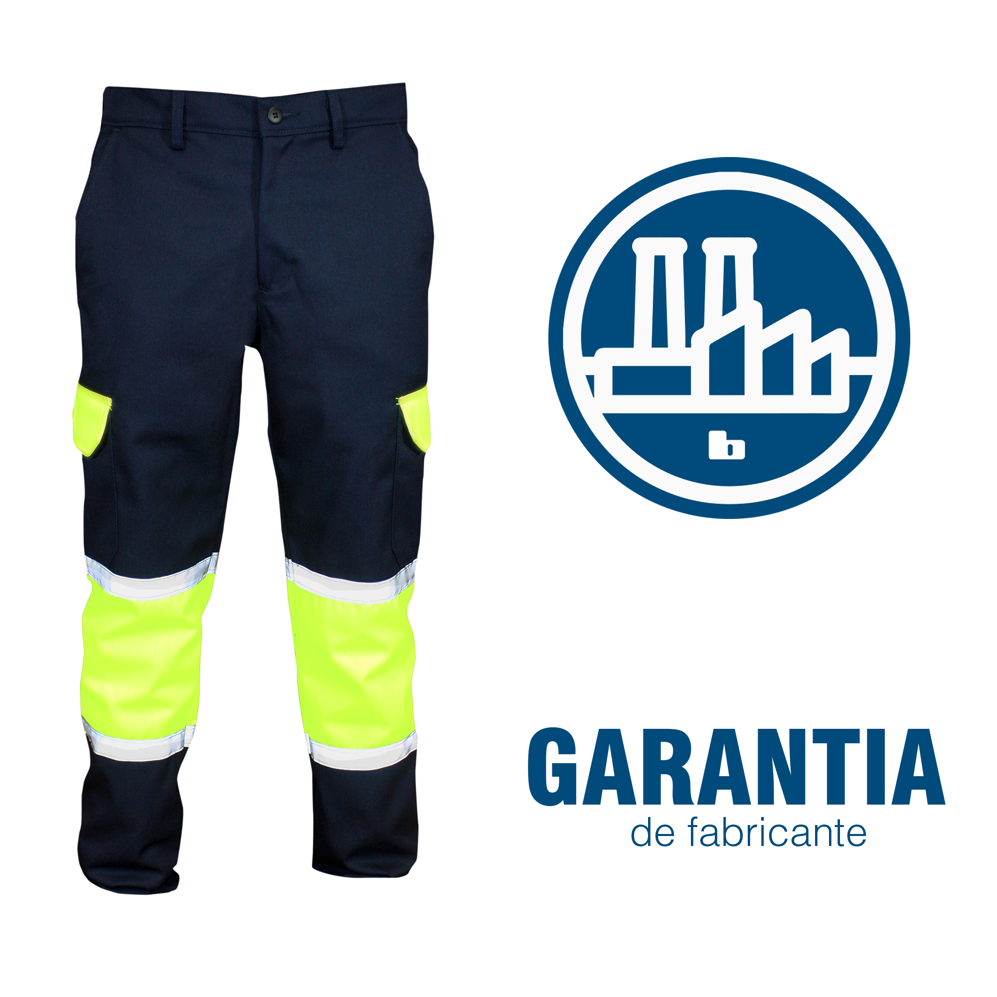 PANTALÓN DE SEGURIDAD CARGO A.V. / NEÓN