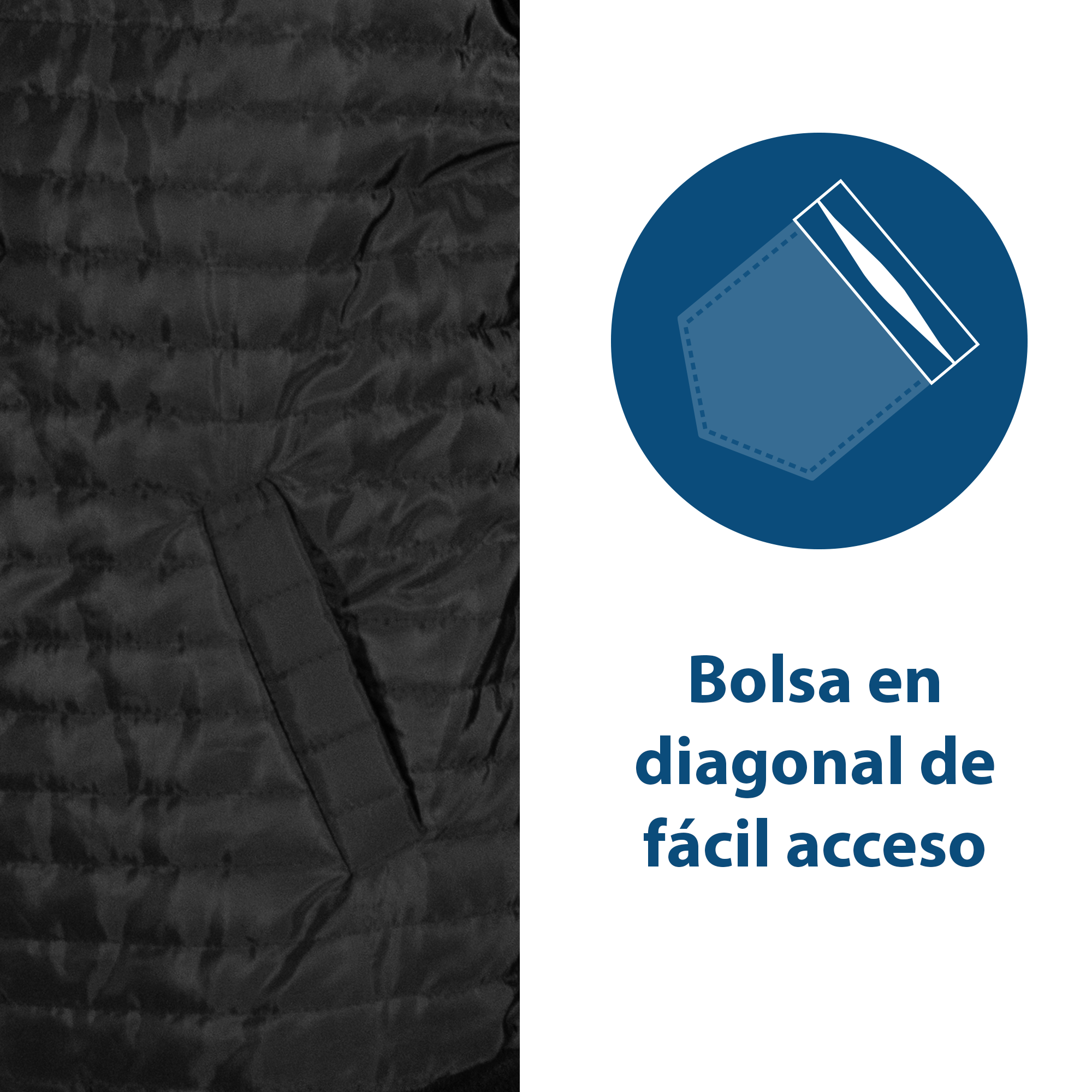 CHAMARRA TIPO BOMBER / NEGRA