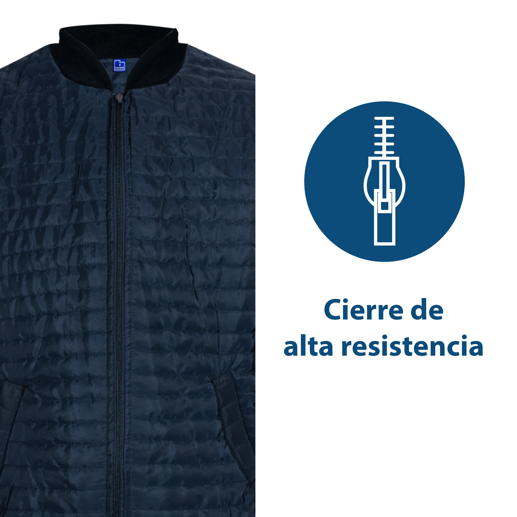 CHAMARRA TIPO BOMBER / MARINO