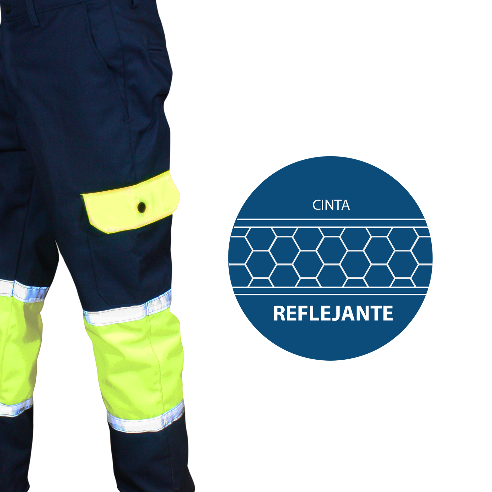 PANTALÓN DE SEGURIDAD CARGO A.V. / NEÓN