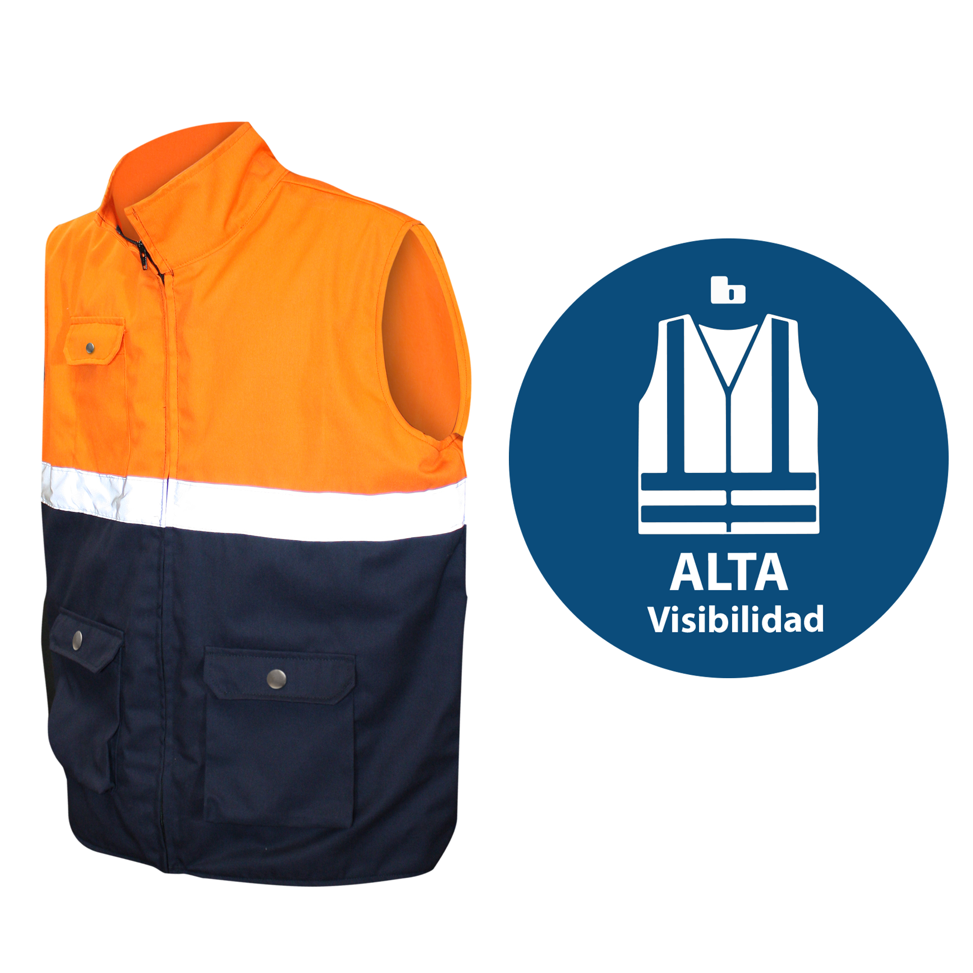 CHALECO DE SEGURIDAD AV / NARANJA