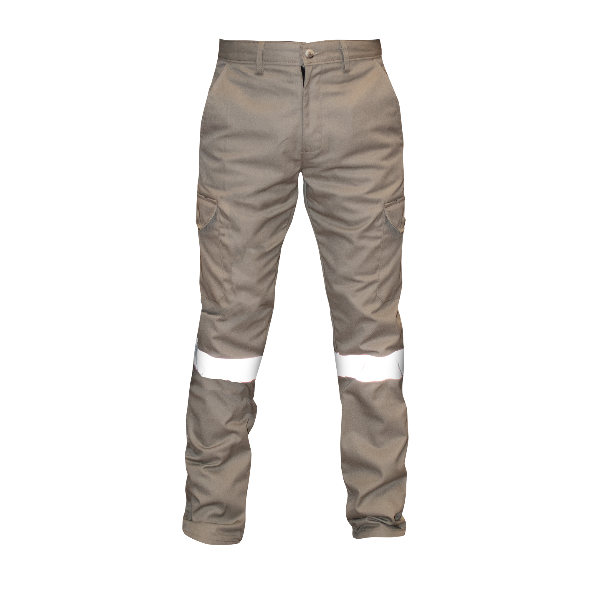 PANTALON CARGO CAQUI REFLEJANTE - Main Image