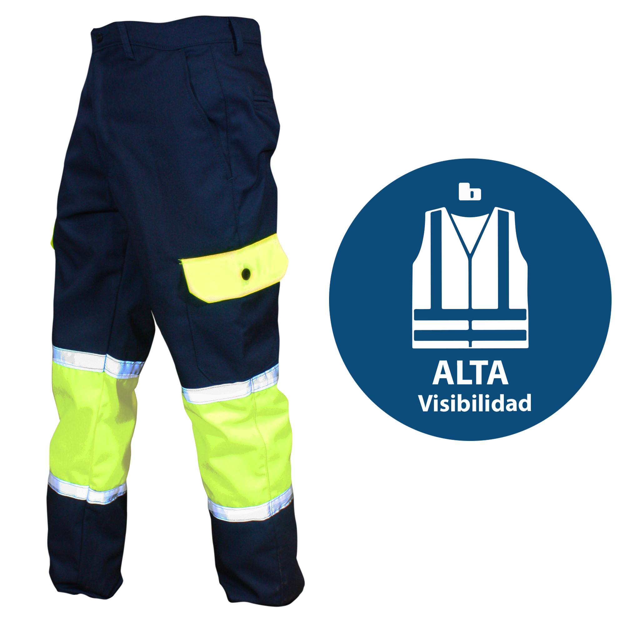 PANTALÓN DE SEGURIDAD CARGO A.V. / NEÓN