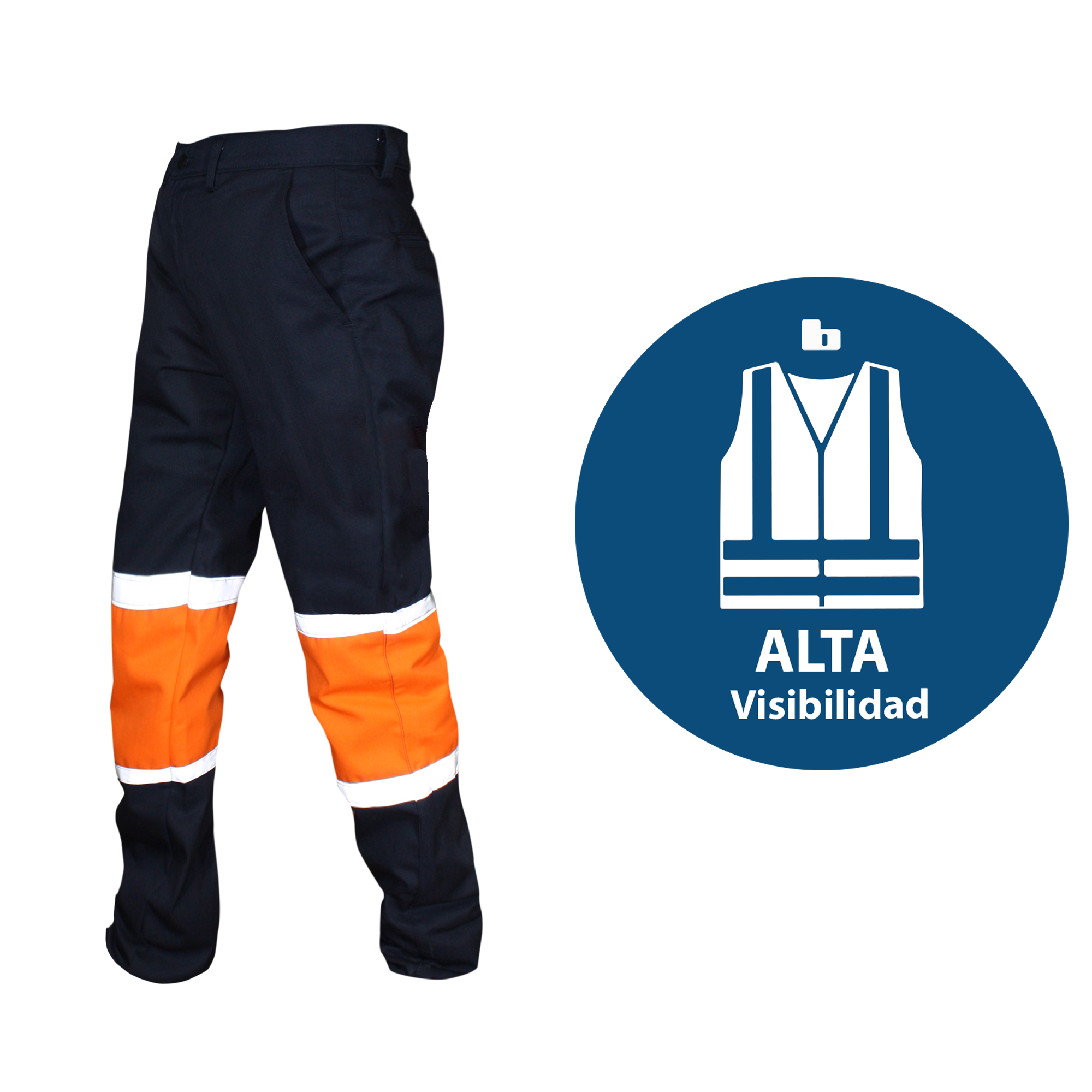 PANTALÓN DE SEGURIDAD AV / NARANJA