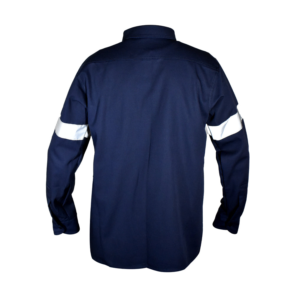 CAMISA INDUSTRIAL MARINO / REFLEJANTE