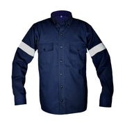 CAMISA INDUSTRIAL MARINO / REFLEJANTE