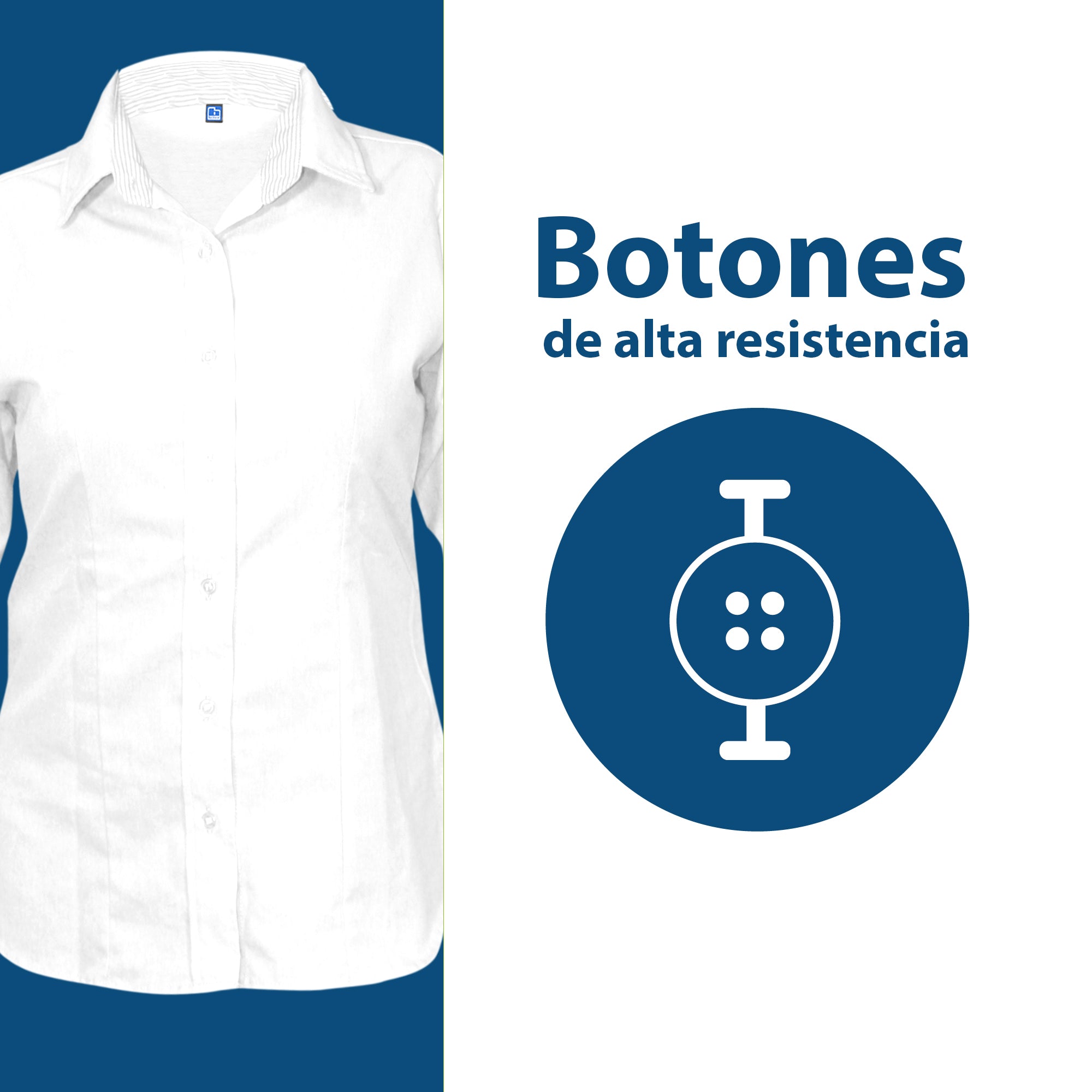 CAMISA CASUAL BLANCA / DAMA