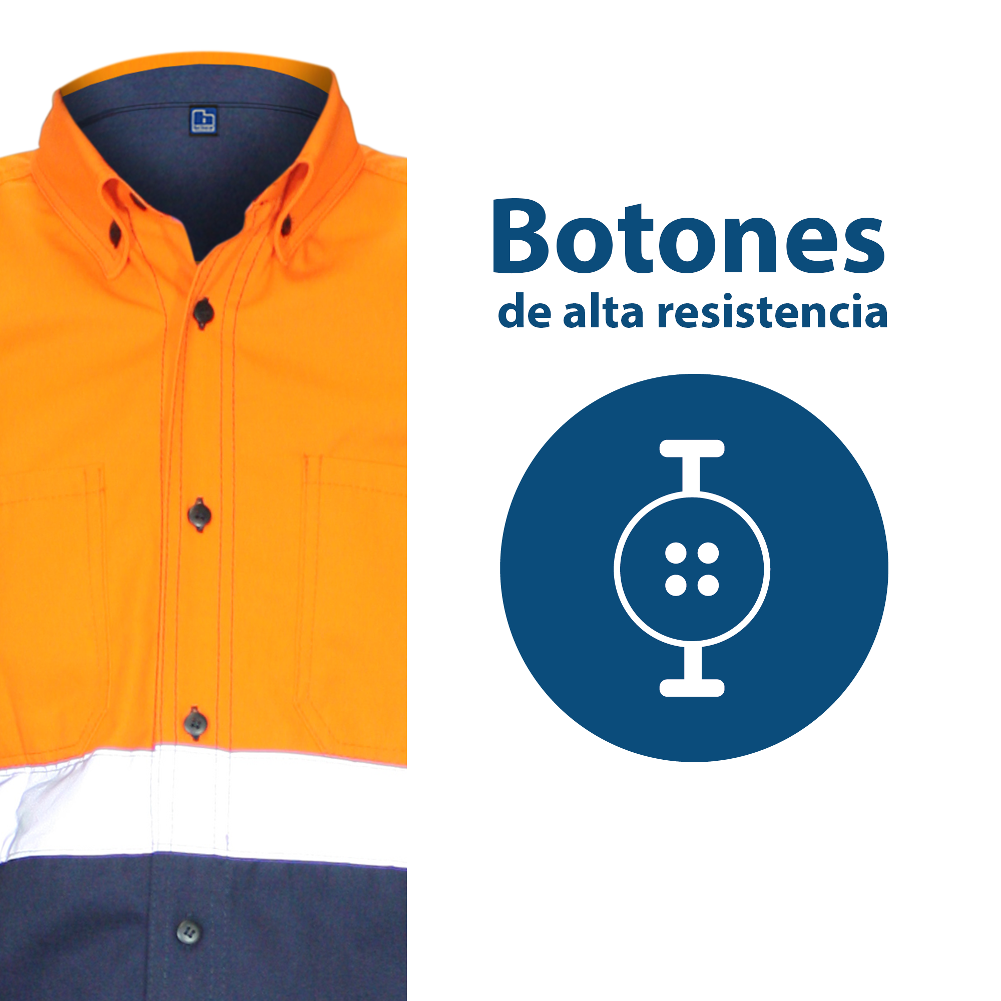 CAMISA DE SEGURIDAD AV / NARANJA