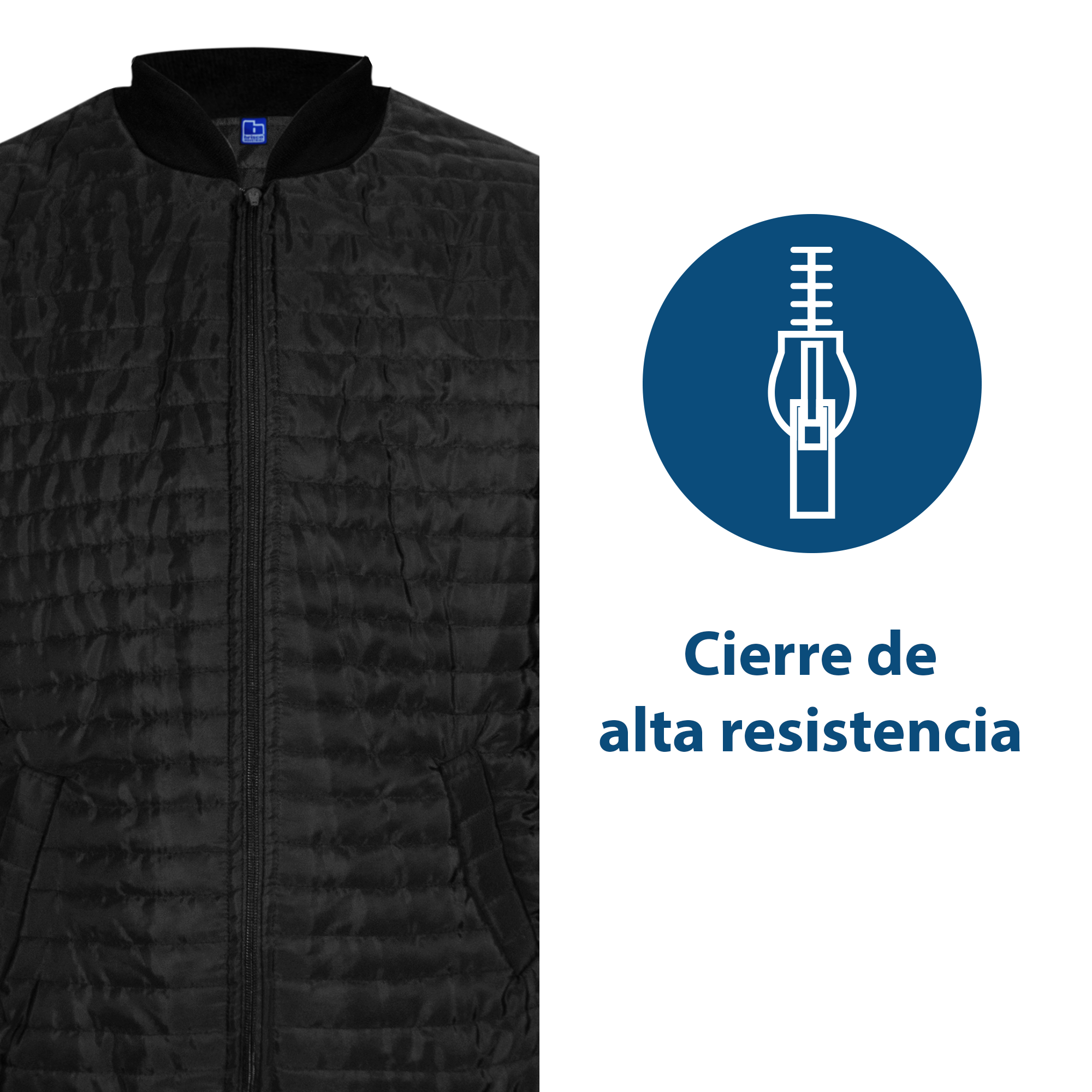 CHAMARRA TIPO BOMBER / NEGRA