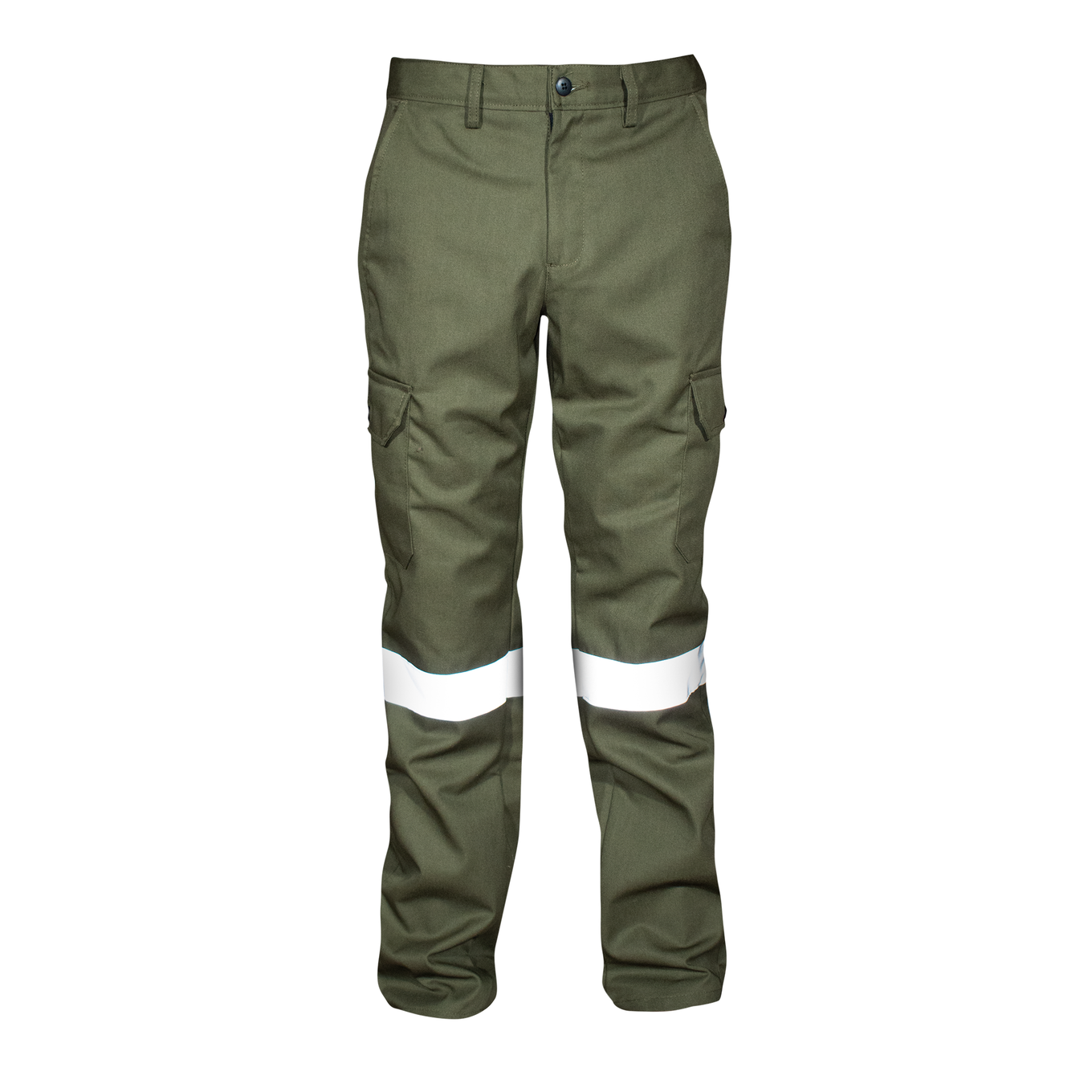 PANTALÓN CARGO OLIVO / REFLEJANTE