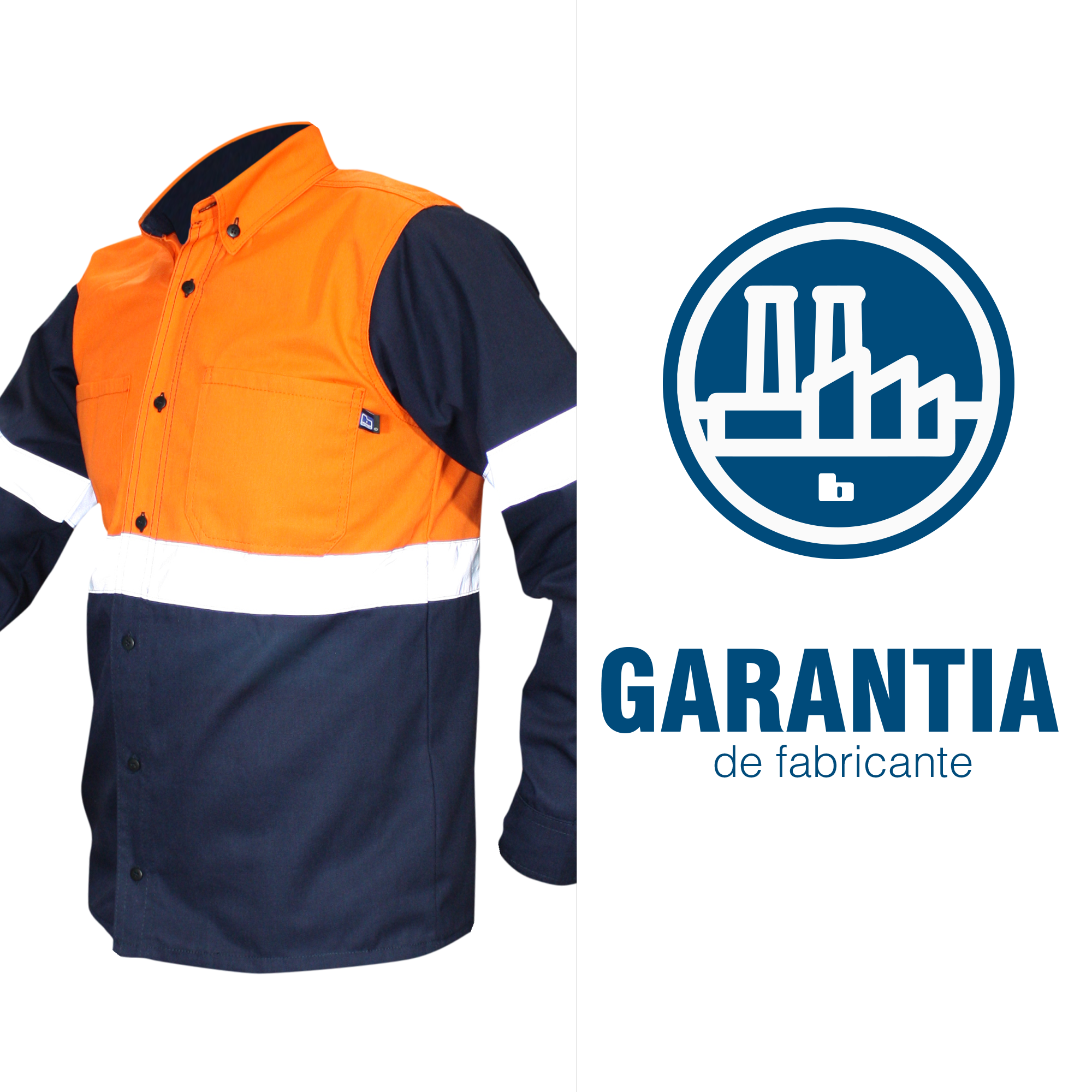 CAMISA DE SEGURIDAD AV / NARANJA